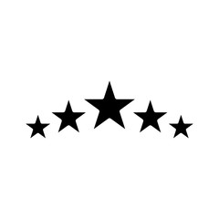 star icon vector symbol template design trendy