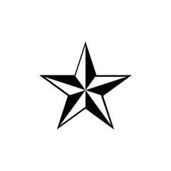 star icon vector symbol template design trendy