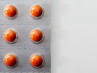 Closeup photo of blister pack with pills