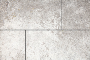Fototapeta premium White stone floor texture and seamless background.