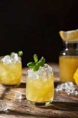 Summer cold cocktail