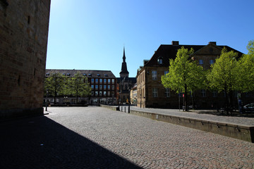 Fototapeta na wymiar Blick auf die Marienkirche