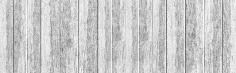 Panorama of White natural wood texture and seamless background.