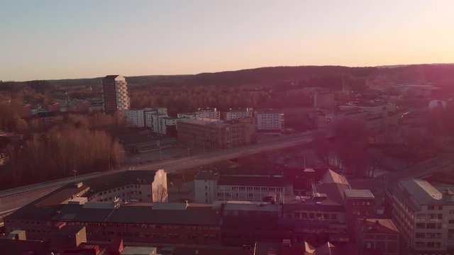 Buildings and apartments in sweden.