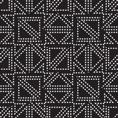 Fototapeta na wymiar Seamless Triangle Dots Design Pattern