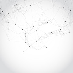 Plexus Network Connections Lines Technology Concept Background