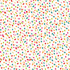 Bright colorful confetti background. Eps 10 Vector.