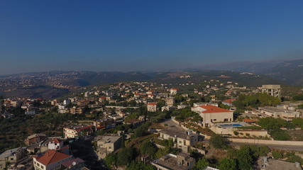 Obraz premium aerial view of the city