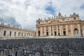 Rome / Italy 10.02.2015.The papal basilica of Saint Peter in the Vatican