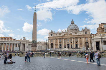 Rome / Italy 10.02.2015.The papal basilica of Saint Peter in the Vatican