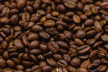 roasted coffee beans, can be used as a background
