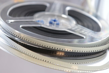 Movie reels of super8 film