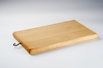 Cutting board isolated on white