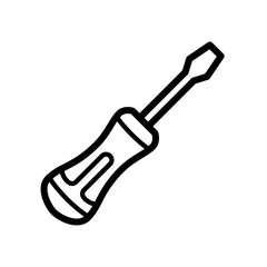 screwdriver icon vector symbol template
