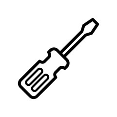 screwdriver icon vector symbol template