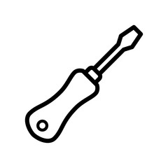 screwdriver icon vector symbol template