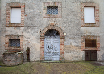 Fototapeta na wymiar House Facade in Recanati