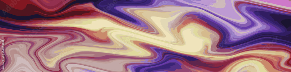 Poster abstract color flow gradient background. liquid marble art texture. flow inks in water style