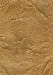 faltige braune pappe