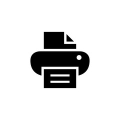 printer icon vector symbol template design trendy