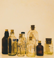 The bottles with wooden cap.