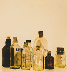 The bottles with wooden cap.