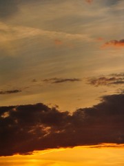 Obraz premium himmel Sonnenaufgang bewölkt