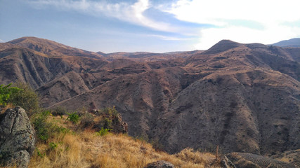 mountains landscape of Armenia . Natural travel background