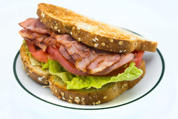 A BLT is a type of sandwich, named for the initials of its primary ingredients, bacon, lettuce and tomato