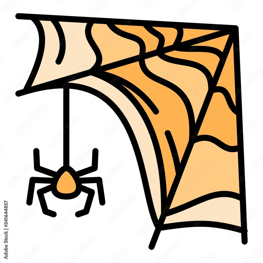 Poster small spider icon. outline small spider vector icon for web design isolated on white background