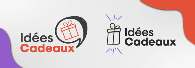 Idées cadeaux - logo - sticker - label