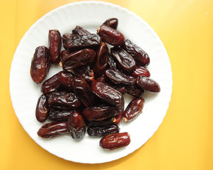 dates on a plate