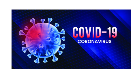 Covid-19 Corona Virus Global Pandemic Lockdown Banner Design