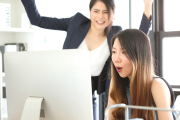 young businesswoman in office