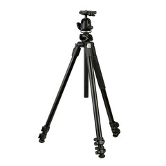 Tripod for photographer on a white background. photo tripod isolated on white background. - obrazy, fototapety, plakaty