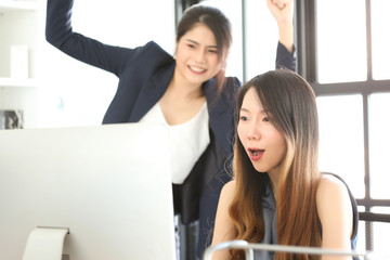 business woman in office