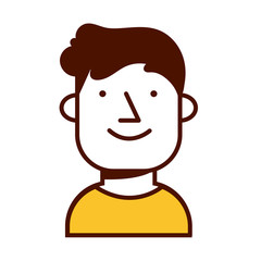 young man avatar character icon