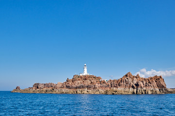 Corbiere Lighthouse, Jersey Channel Islands.