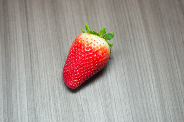 Photo session of fresh organic strawberries.
