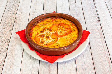 Image of delicious baked provolone