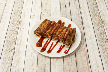 Barbecue ribs image