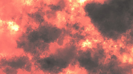 abstract colorful background texture nature weather sky clouds fire red gold beautiful