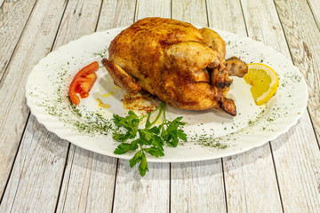 Turkish style roast chicken