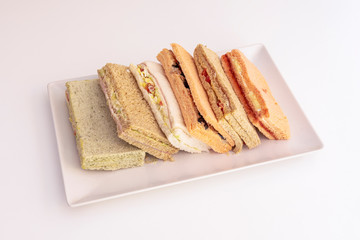 Image of sandwich prepared in restaurant