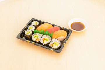 Image of assorted Japanese nigiri