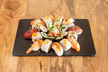 Image of assorted Japanese nigiri