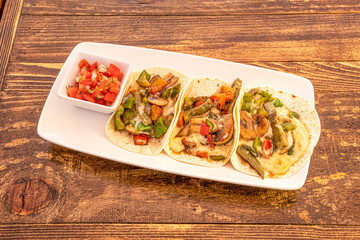 Traditional Mexican tacos