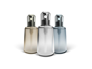 Spray Bottle Mockup 3D Rendering  Design