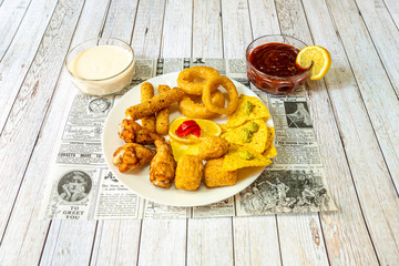 tex mex appetizer plate