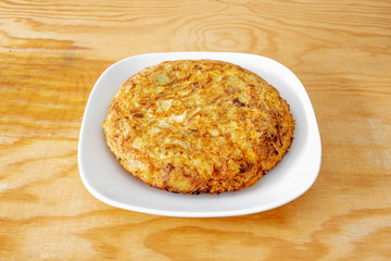 Spanish potato omelette